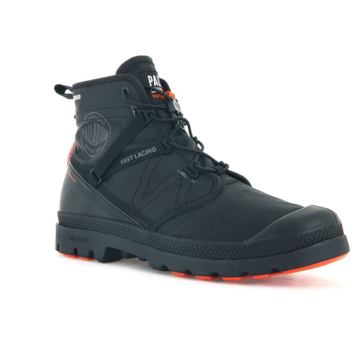 Palladium Pampa Travel Lite+ Waterdichte Laarzen Heren Zwart | NL 49PYXMQ